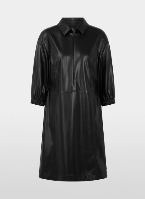 Рокля 'Leather look' Marc Cain Collections — снимка 5