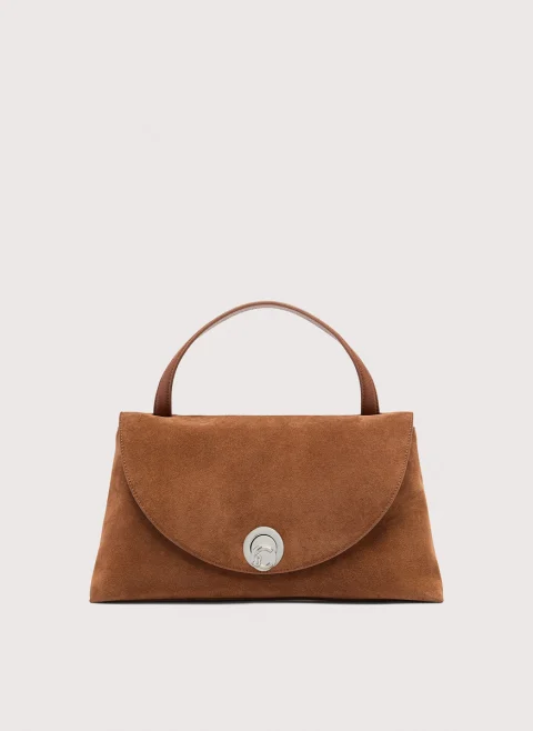 Велурена чанта Coccinelle Nikla Medium