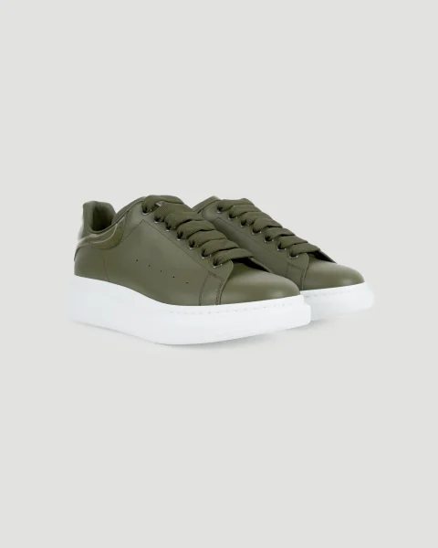 Oversized Sneakers in Khaki — снимка 6