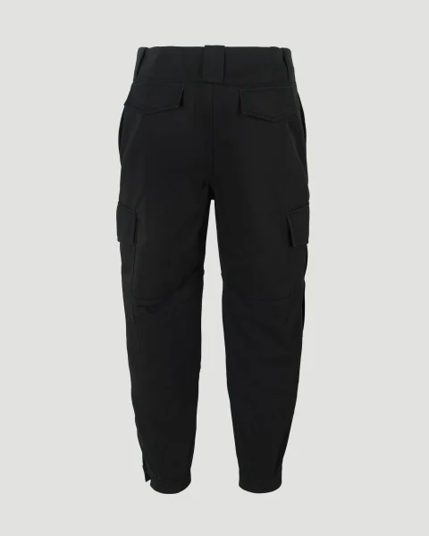 Military Cargo Trousers in Black — снимка 2