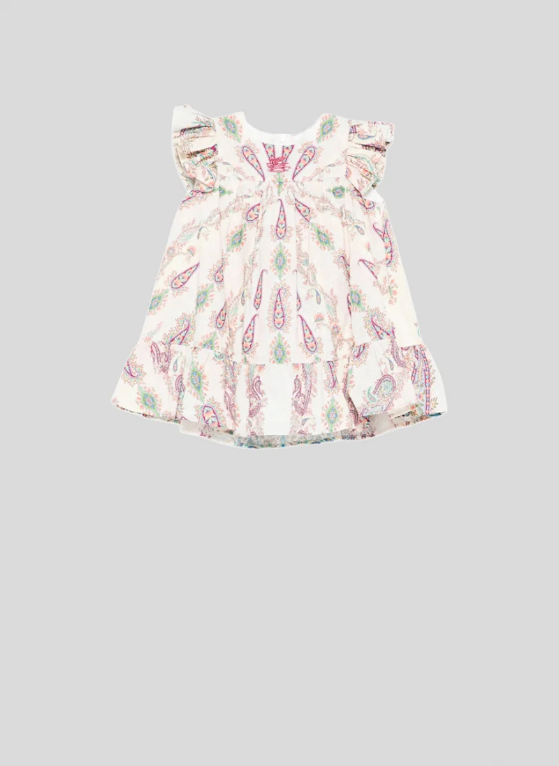 Рокля с цялостен принт Etro Kids