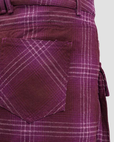 Plaid Pocket Mini Skirt — снимка 2
