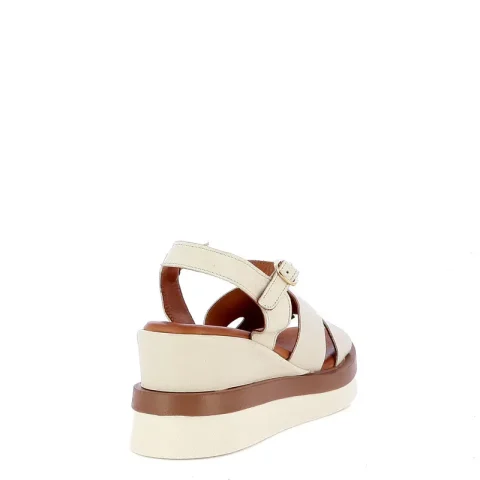 Дамски Сандали На Платформа CARLO FABIANI – 030-312-2823 CREMA — снимка 2