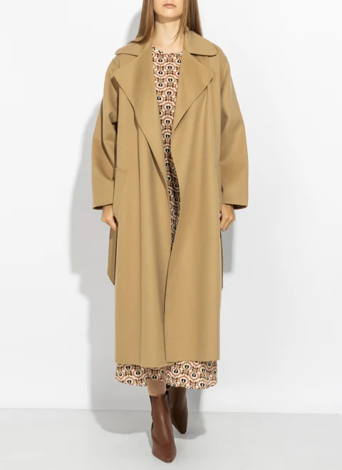 Палто от фина вълна Weekend Max Mara Wkdoperoso