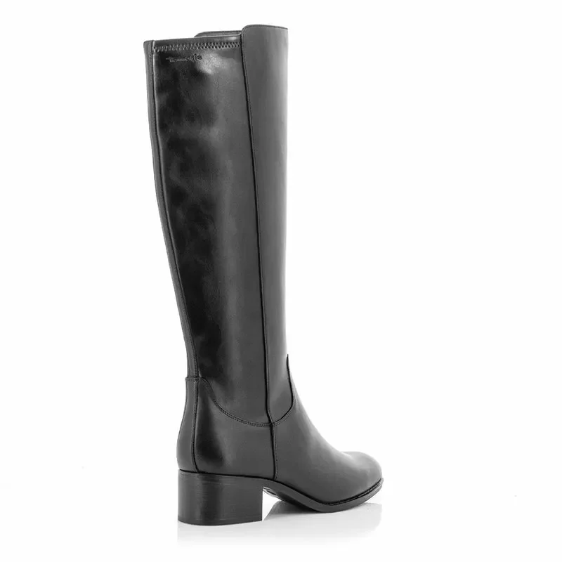 Ботуши На Ток TAMARIS – 1-25505-41 001 BLACK — снимка 2