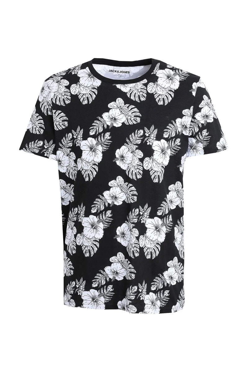T-Shirt Jjguru Aop Ss O-Neck 12249188 C-N10 black