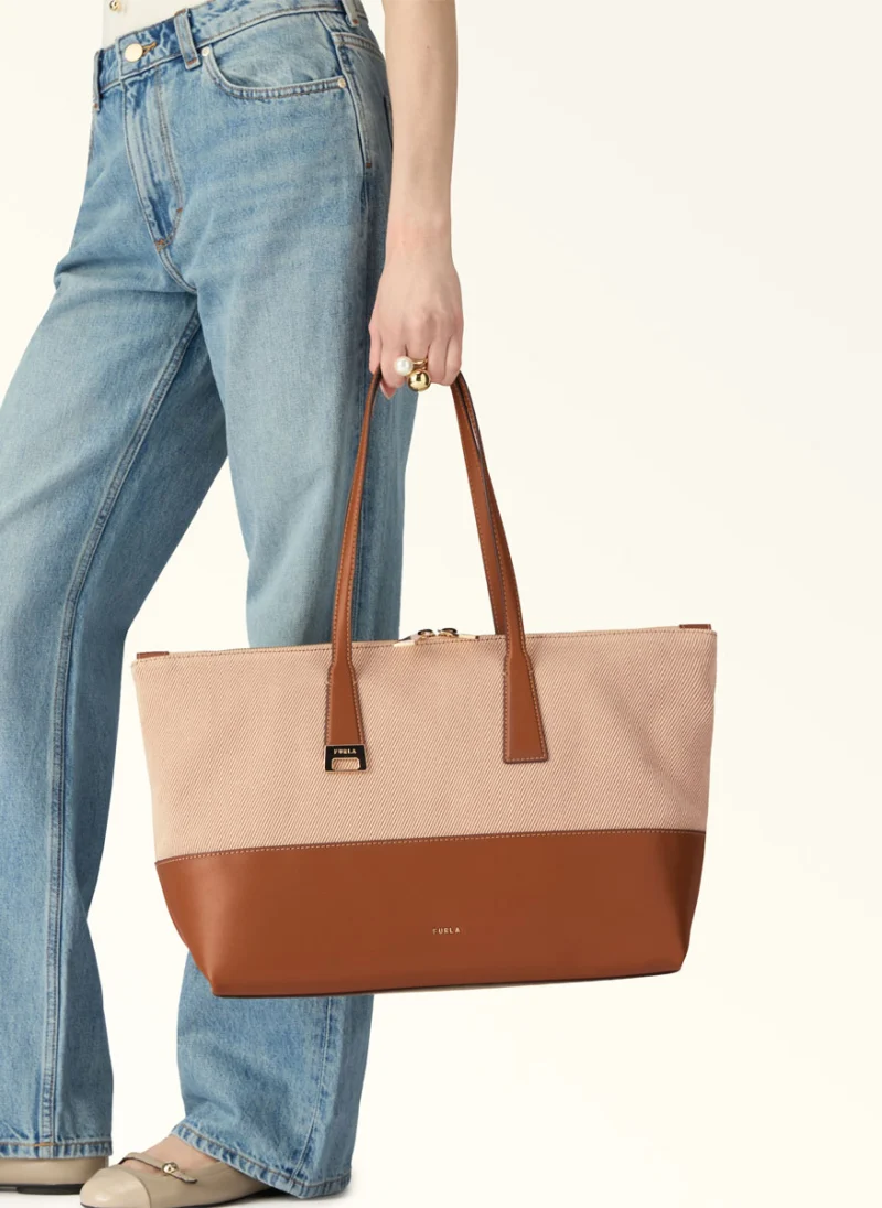 Furla Olivia 'Tote Bag' Toni Cognac L — снимка 2