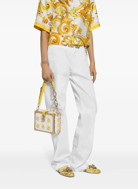 Панталон от деним Dolce&Gabbana