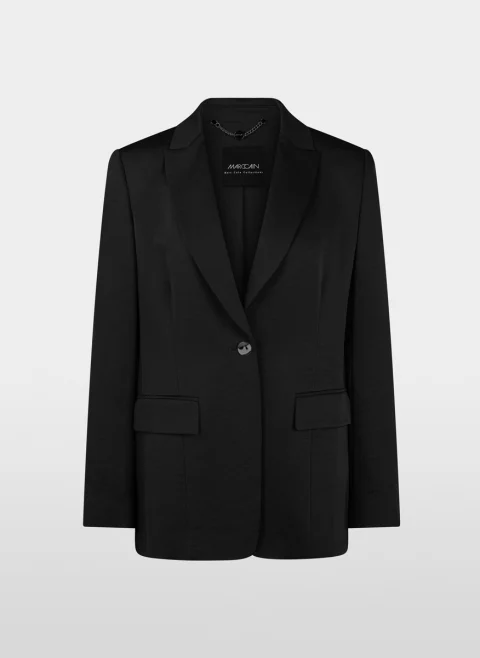 Сатенирано сако 'Crinkled effect' Marc Cain Collections — снимка 6
