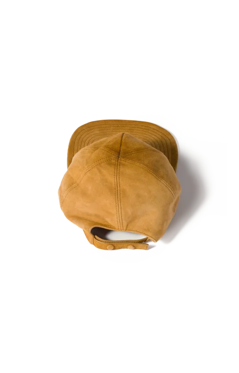 Suede Baseball Cap in Honey — снимка 3