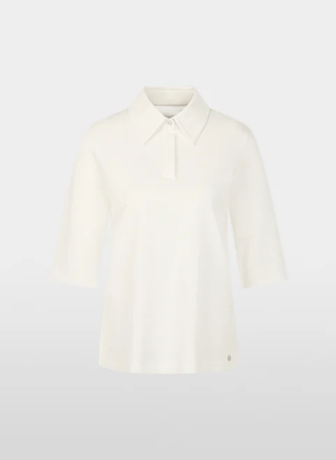 Полошърт със 'sparkling' мотив Marc Cain Collections — снимка 5