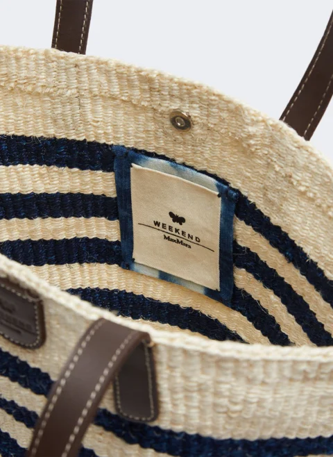 Раирана чанта Weekend Max Mara Wkagennaio — снимка 4