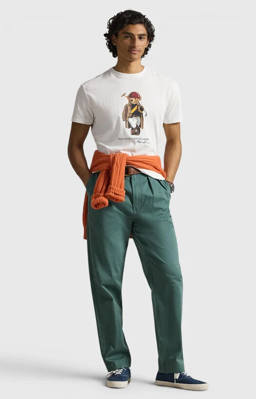 Памучна тениска с принт POLO BEAR — снимка 2