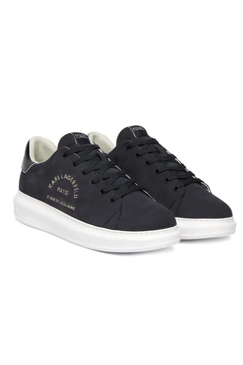 Sneakers Kapri Metal Maison Karl KL52539B 2aa-navy nubuck — снимка 2