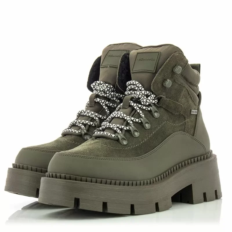 Дамски Кубинки TAMARIS – 1-26849-41 722 OLIVE — снимка 3