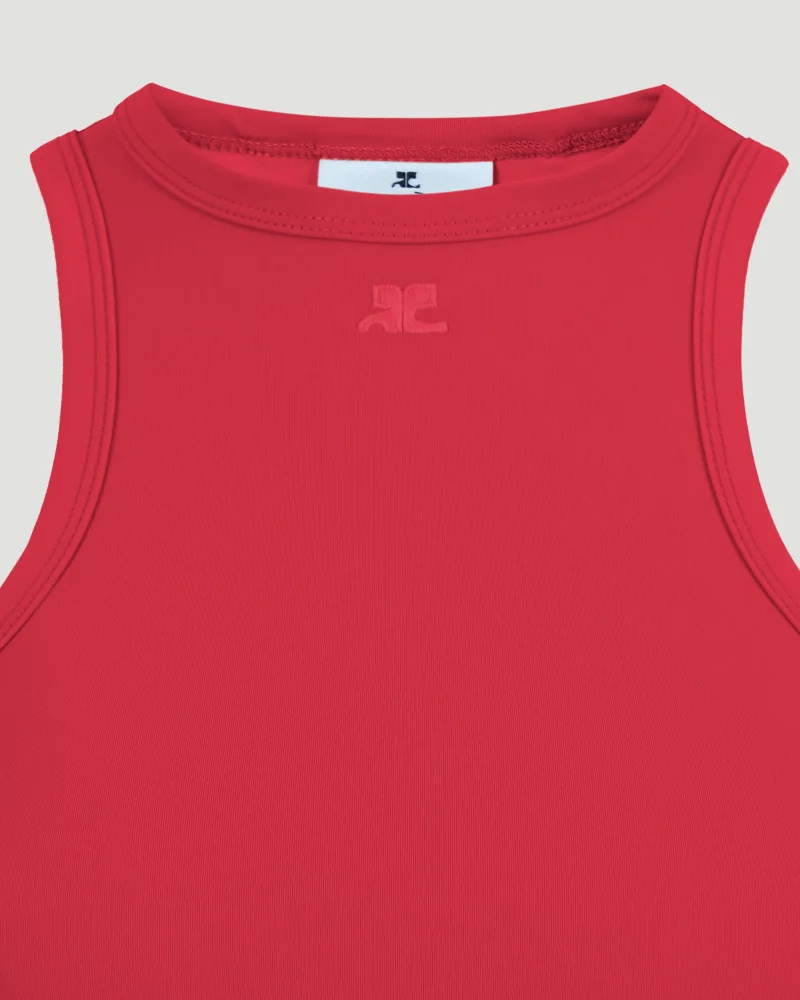 Scuba Bra Top in Ruby — снимка 3
