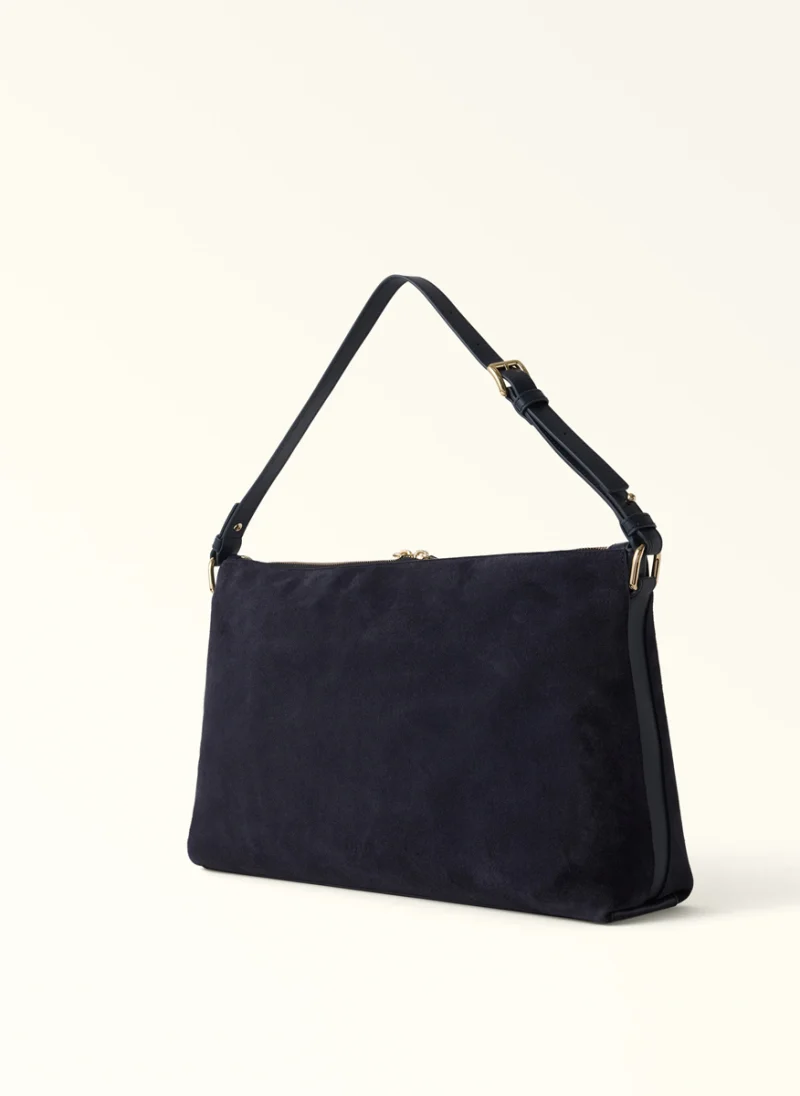 Велурена чанта Furla Debby Toni Mediterraneo — снимка 2
