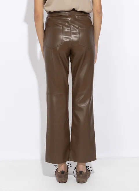Панталон с кожен ефект 'S Max Mara Smmsublime — снимка 3