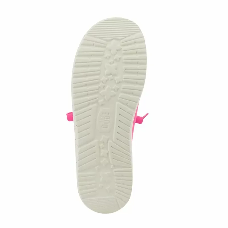 Дамски Ежедневни HEY DUDE – 40902-676 WENDY STRETCH NEON PINK — снимка 4