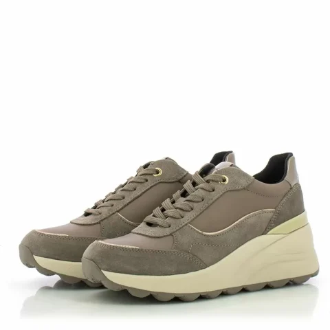 Дамски Сникърс GEOX – D45WAA D SPHERICA TAUPE — снимка 3