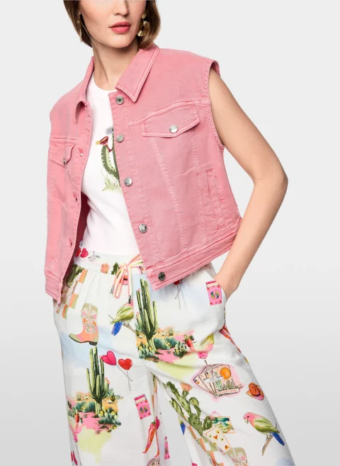 Рипсен топ с пайети Marc Cain Sports — снимка 5