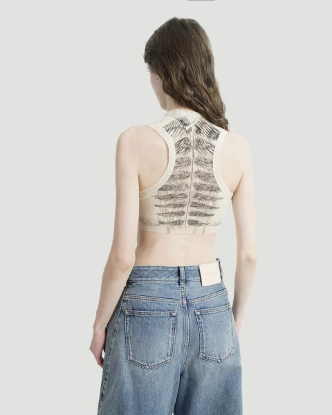 The Tattoo Mariniere Crop Top — снимка 3