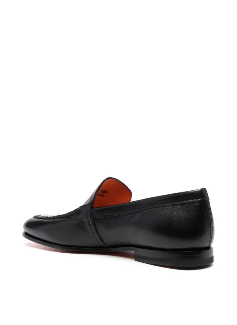 Кожени мокасини Santoni — снимка 2