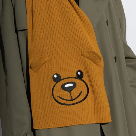Вълнен шал MOSCHINO — снимка 7