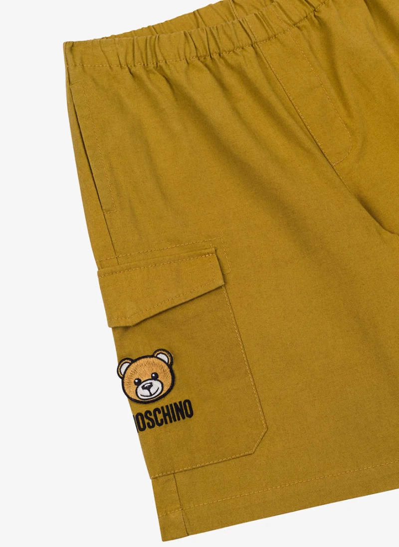Къс панталон с бродерия 'Teddy Bear' Moschino Kids — снимка 3