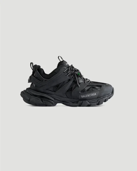 Track Sneaker with Charms in Black