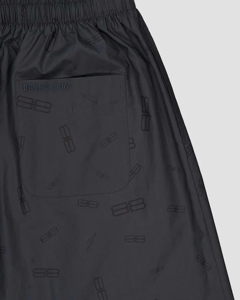 Dark Grey Cotton Pyjama Shorts — снимка 2