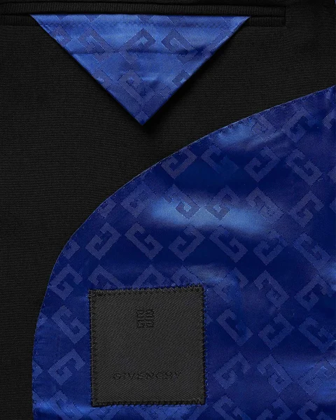 Slim Fit Jacket in Wool with 2G Clip — снимка 3