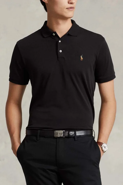 Polo Sskccmsl-Short Sleeve 710713130001 001 black — снимка 2