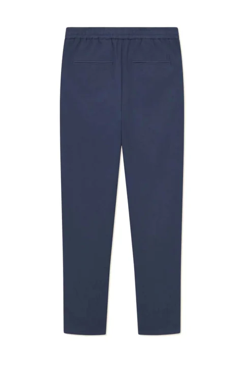 Панталон Como Tapered Textured Drawstring LDM501106 460460-dark navy — снимка 2