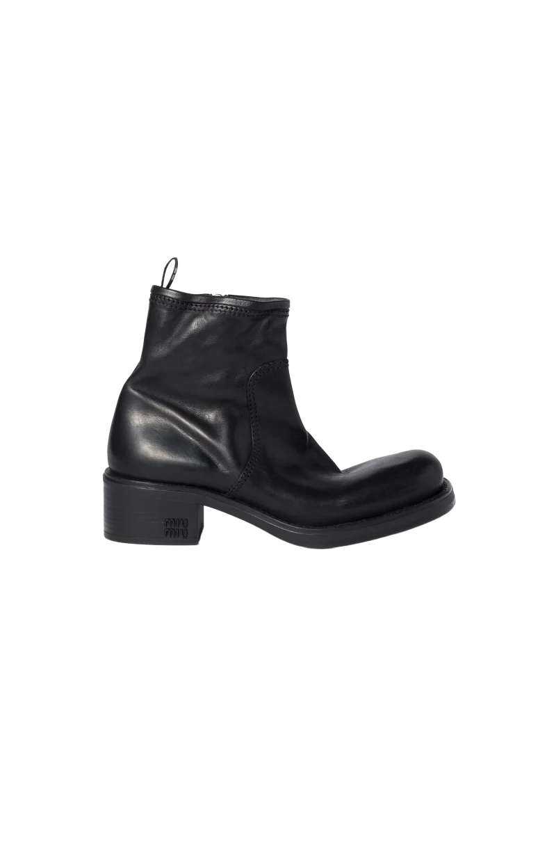 Calf Leather Booties