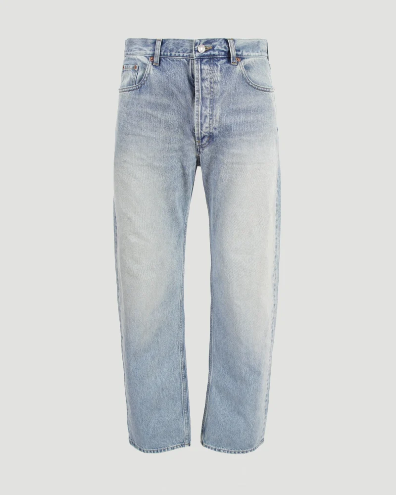 Loose Fit Jeans in South Blue Denim