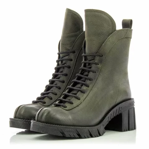 Дамски Кубинки CARLO FABIANI – D22KC-4120-LX KHAKI NABUCK — снимка 3