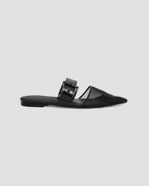 Pointed Flat Mules