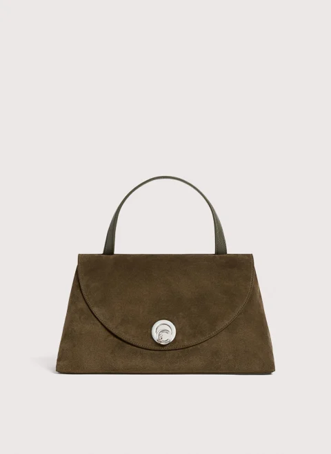 Велурена чанта Coccinelle Nikla Medium — снимка 7
