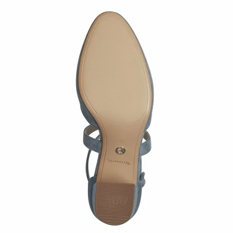 Токчета TAMARIS – 1-24414-41-880 LIGHT BLUE_45 — снимка 6