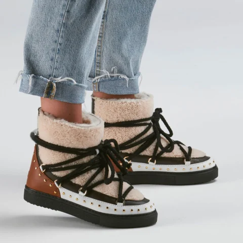 Дамски боти Curly Rock Sneaker Inuikii — снимка 6