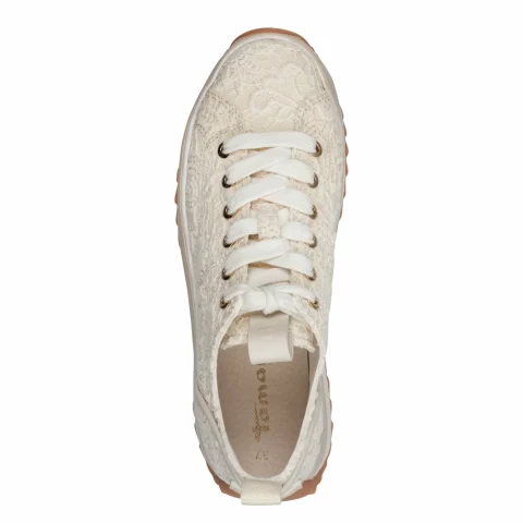 Дамски Гуменки TAMARIS – 1-23731-41-474 IVORY MACRAMEE — снимка 5