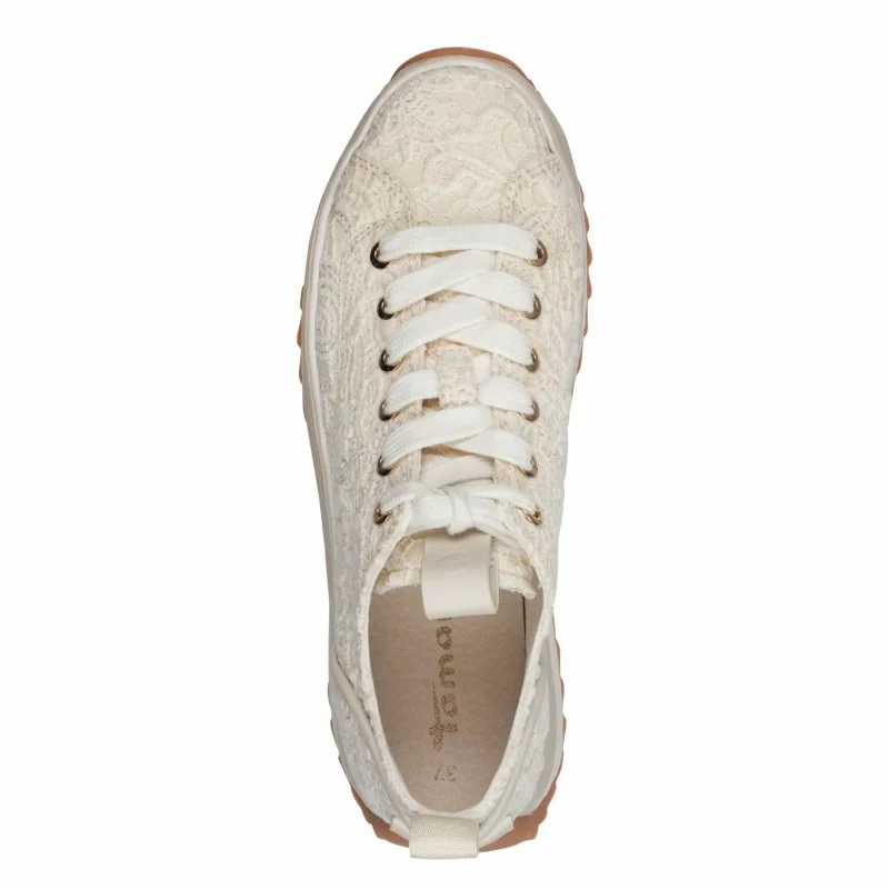 Дамски Гуменки TAMARIS – 1-23731-41-474 IVORY MACRAMEE — снимка 5