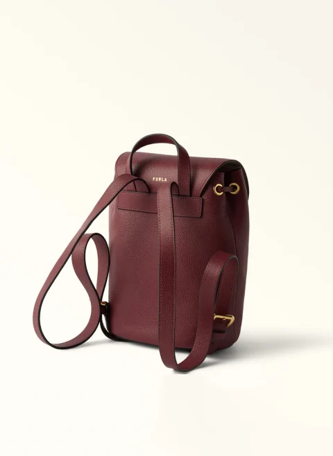 Кожена раница Furla Moonlight Red Apple — снимка 2