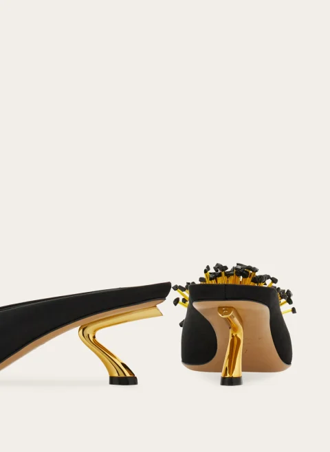 Обувки на ток с 3D мотив Ferragamo — снимка 5
