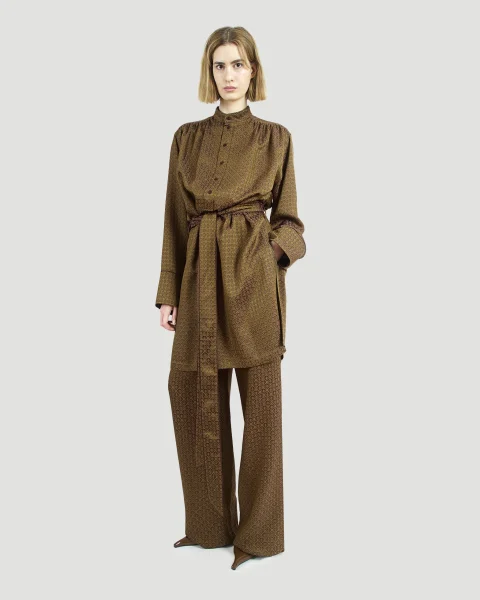 Medallion Pants in Jacquard — снимка 3