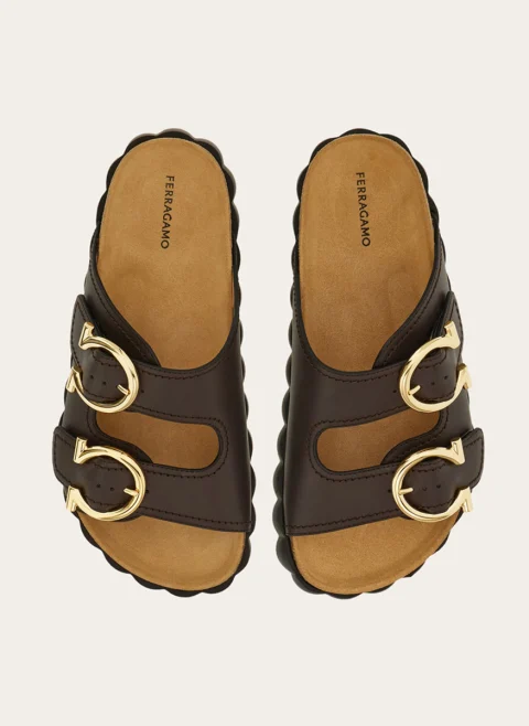 Сандали `Gancini` Ferragamo — снимка 4