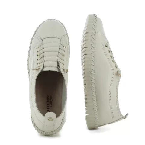 Дамски Ежедневни BOTTERO – 374102 BOTTWISTER OFF WHITE — снимка 5