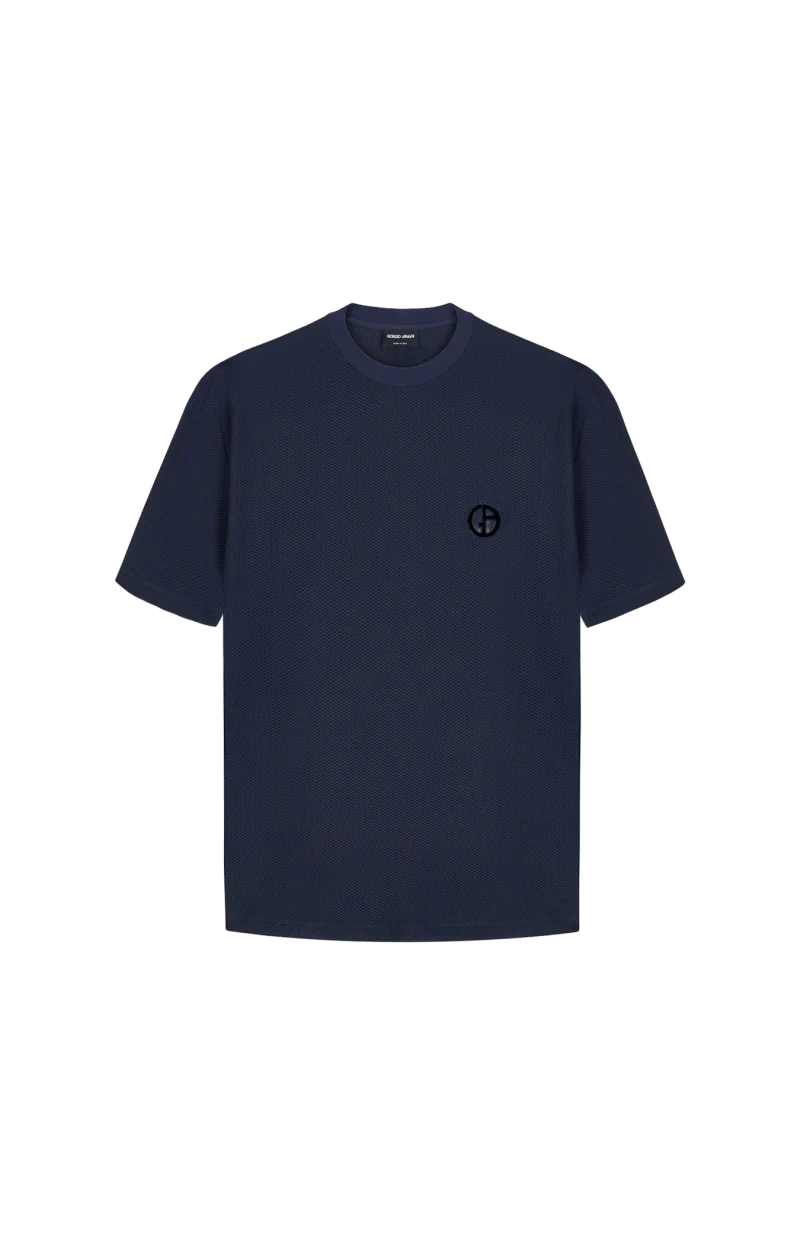 Oversized T-Shirt in Hi-Tech Jersey in Navy