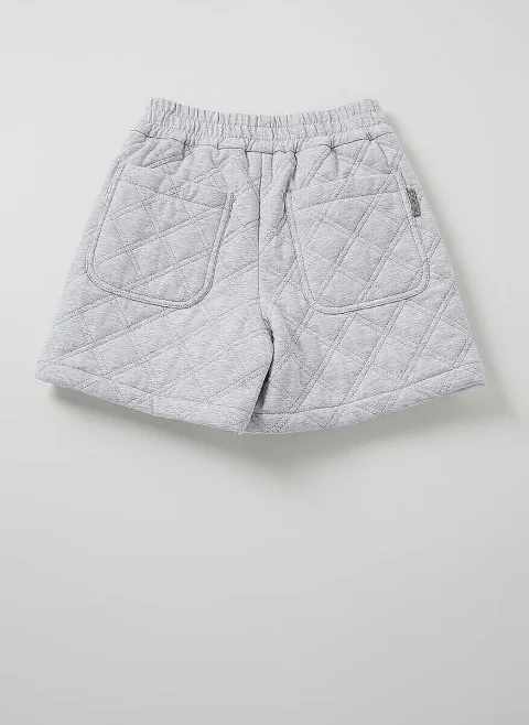 Къс панталон с монили Brunello Cucinelli Kids